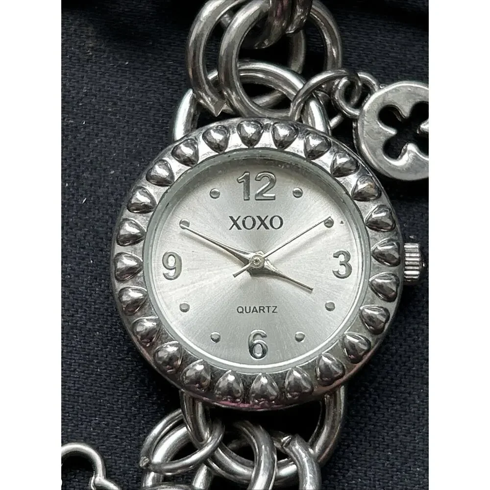 XOXO Silver Tone Key Charms Women’s Quartz Watch